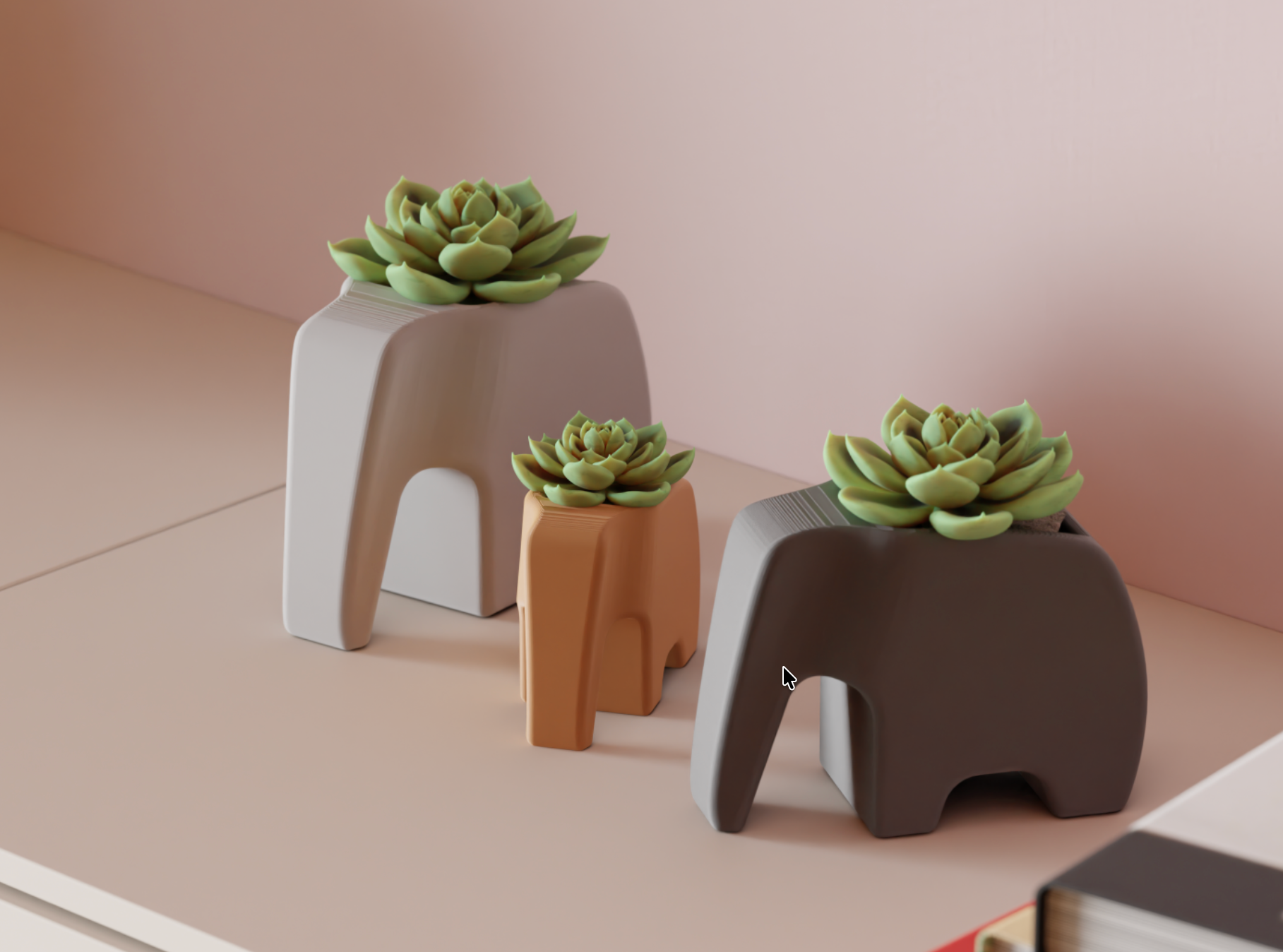 Elephant planter
