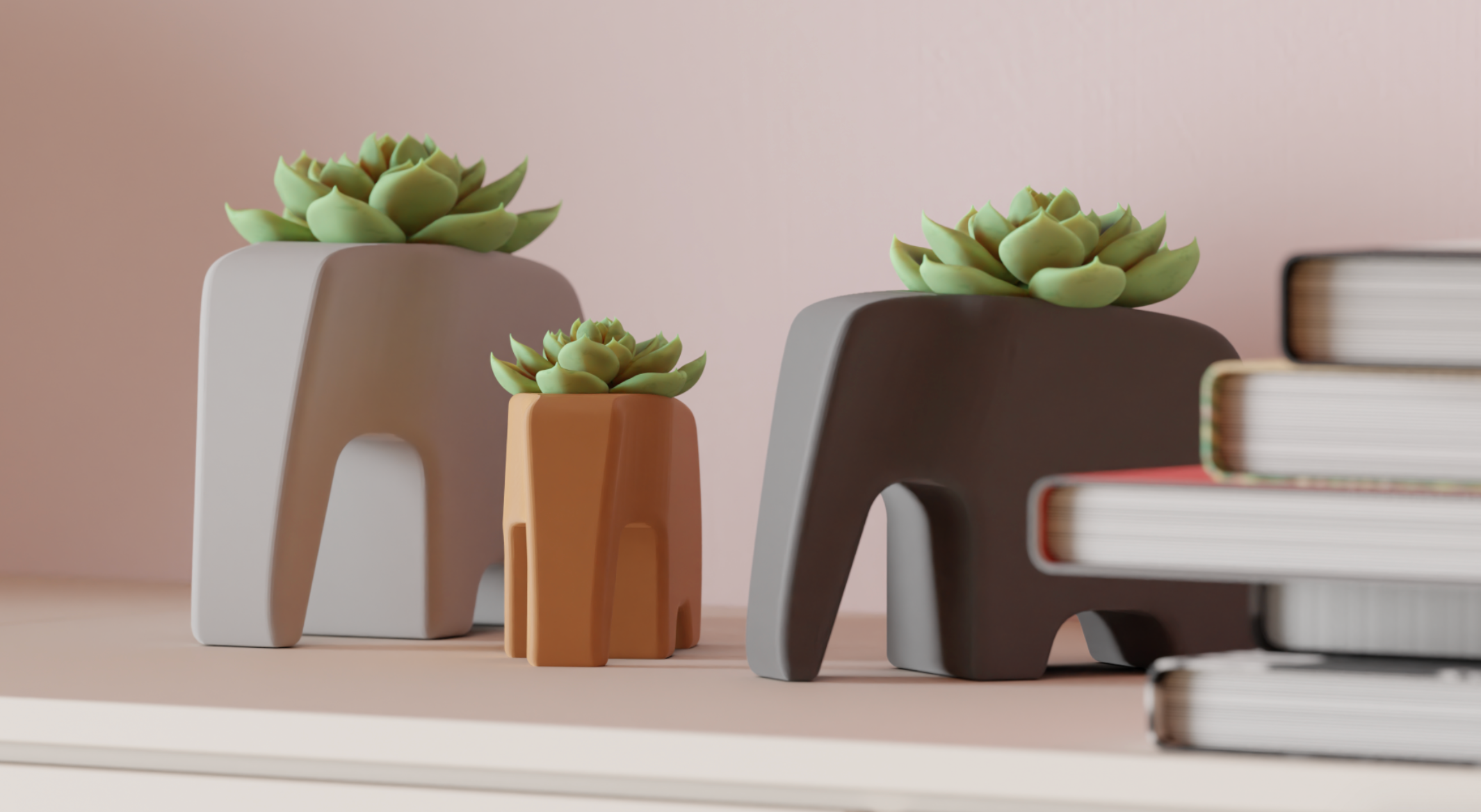 Elephant planter