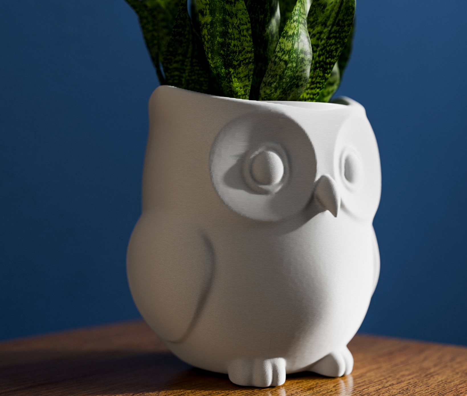 Standing Owl planter